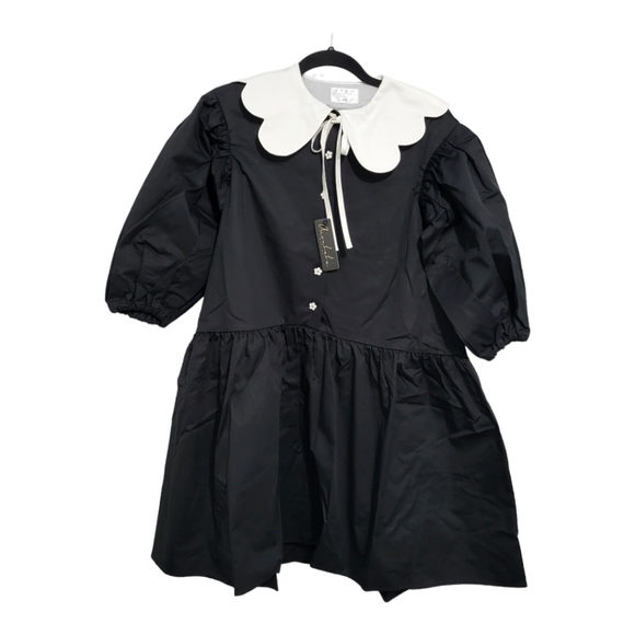 Aisabobo Canada Girl's Selena Dress Black and White Size 12 - Picture 4 of 11